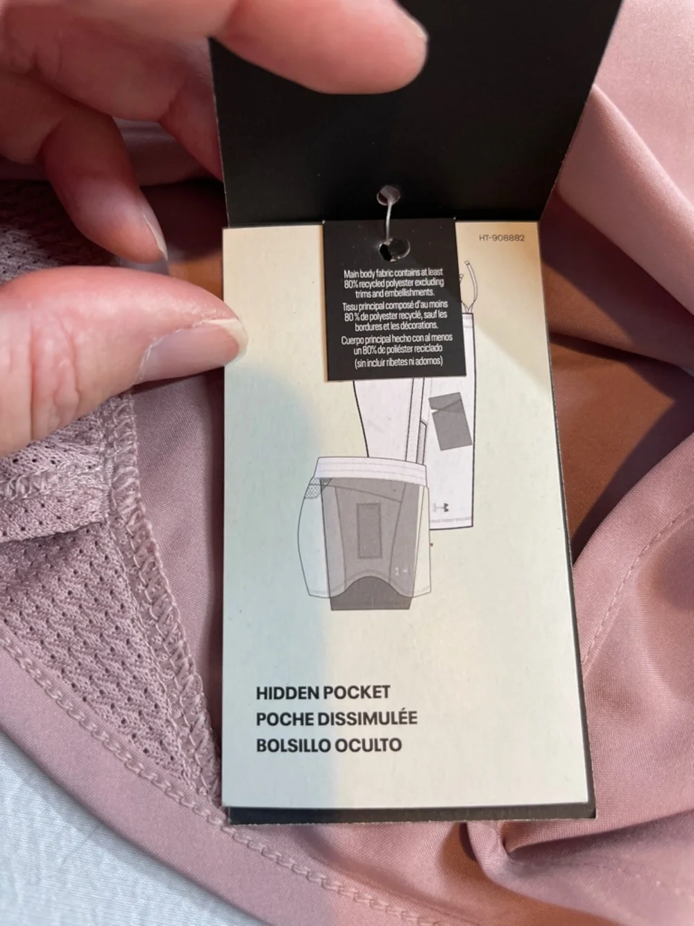 Under Armour Fly By 3 inch Rose Blush Running Shorts - Picture 7 of 11